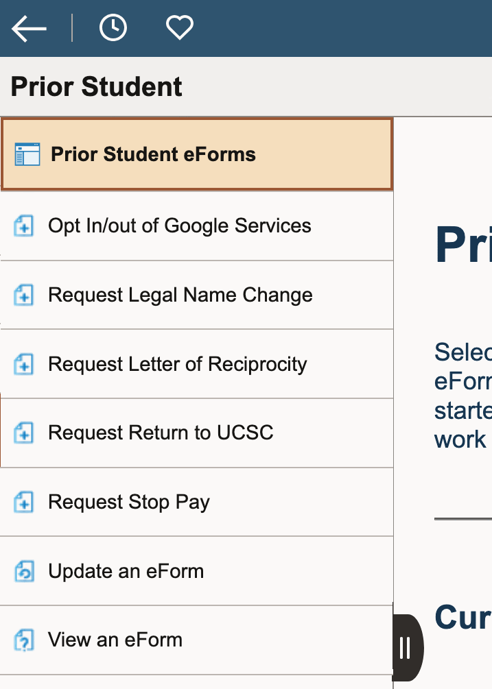 list of eForms